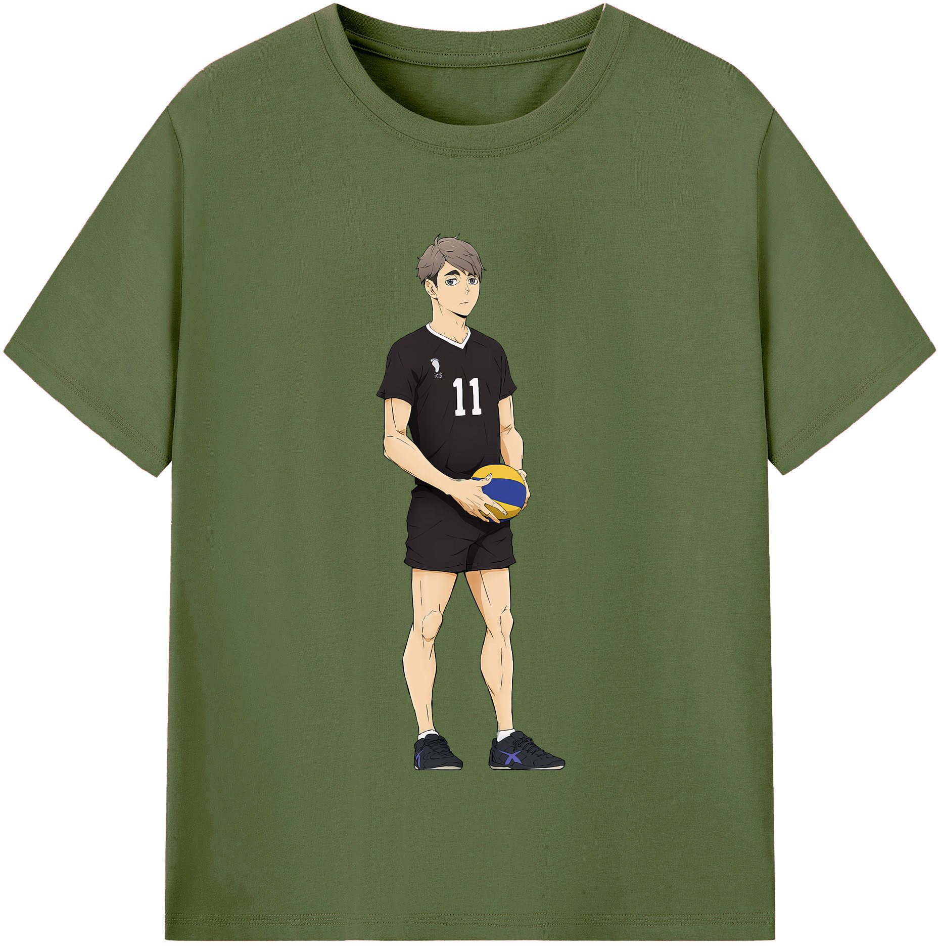 （画像用） ハイキュー!! Haikyu!! 綿100％半袖Tシャツ（フロントプリント）